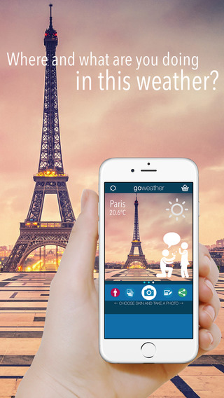 GoWeather Pro - social weather for active people who hate selfies