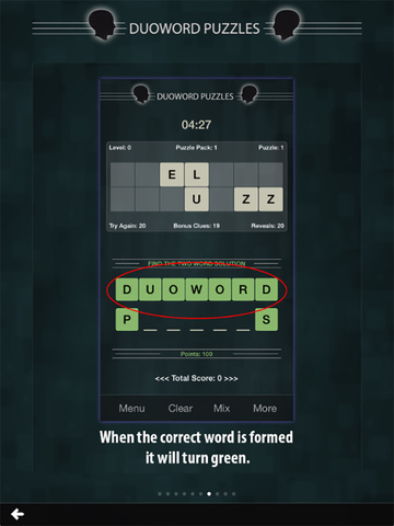 【免費遊戲App】Duoword Puzzles-APP點子