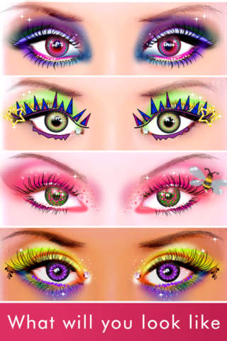 Eye Makeup Fun! Dressup Camera screenshot 4