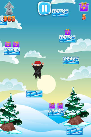 A Shadow Santa Ninja - Jumping Spree for Glory Pro screenshot 2