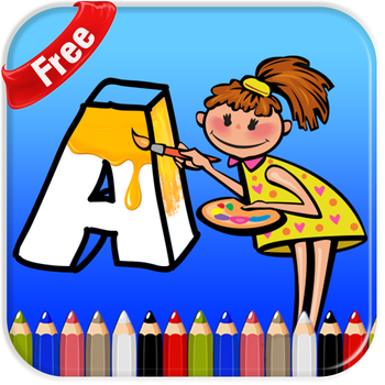 ABC Coloring Pages for Kids LOGO-APP點子