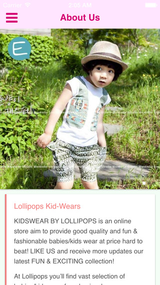 【免費商業App】Lollipops Kidswear-APP點子