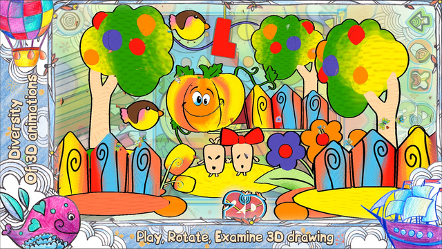 免費下載遊戲APP|Kids Coloring 3D LiveBook 3D app開箱文|APP開箱王