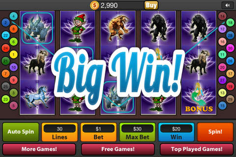 Mythical Monster Slots Game Free HD screenshot 2