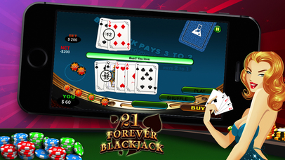 Screenshot 3 21 навсегда Блэкджек — High Stakes карты Казино