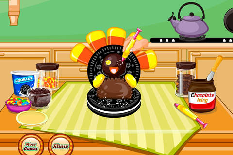 Thanksgiving Turkey Cookies screenshot 4