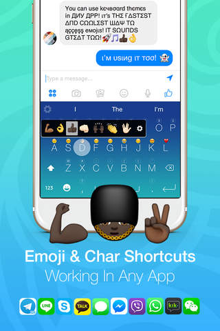 Keyboard Themes with custom fonts and emojis - PRO version screenshot 2