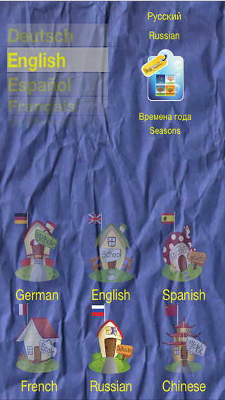 Seasons - English Spanish French German Russian Chinese by PetraLingua