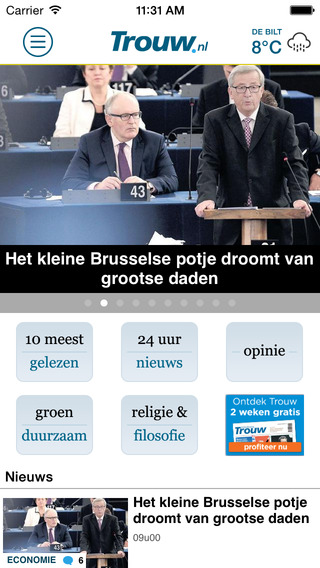 Trouw.nl Mobile