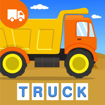 First Words Trucks and Things That Go - Educational Alphabet Shape Puzzle for Toddlers and Preschool Kids Learning ABCs LOGO-APP點子