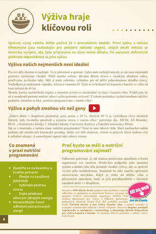 Baby Nutrition Czech Version Vyziva kojencu do 1 roku screenshot 3