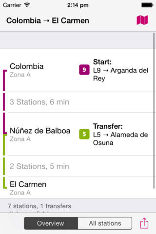 Madrid Rail Map Lite screenshot 3