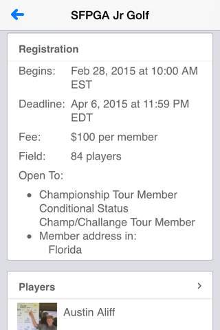 South Florida PGA Junior screenshot 3