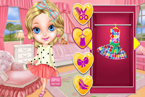 Baby Fashion Dress 2——Beauty Color Salon&Angel Makeover screenshot 2