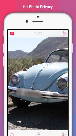 【免費攝影App】MoZZ - blur & pixellation photo app --APP點子