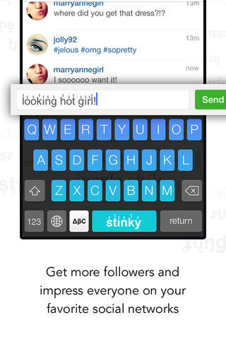 FontKeyboard for iOS 8 - use cool fonts and texts directly from your keyboard screenshot 2