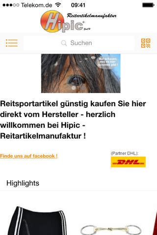 Hipic GmbH - Reitartikelmanufaktur screenshot 2