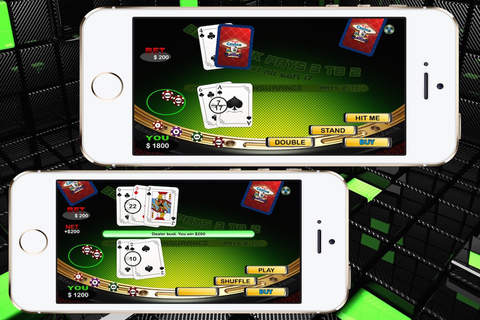 Atlantic City & Las Vegas Casino Blackjack - Free Play Beat the House Table Rules 21 screenshot 4