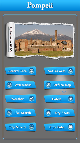 Pompei Offline Map Travel Guide