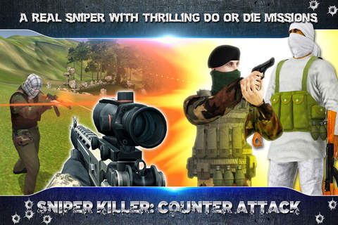 Stealth Sniper Vs Terrorist Squad-A Dangerous Mission to Secure the War Zone screenshot 2