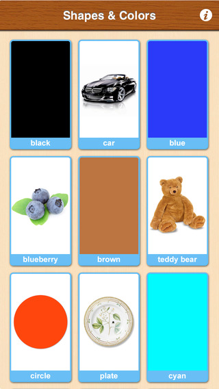 Baby Flashcards - Free: Shapes Colors