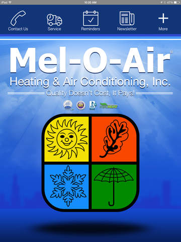 【免費生產應用App】Mel-O-Air Heating & AC, Inc.-APP點子