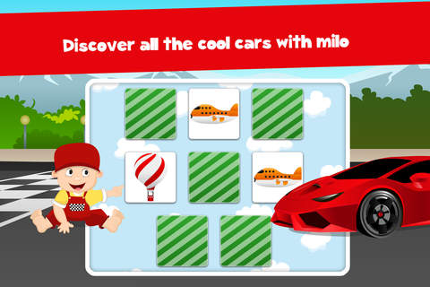 Baby Milo Cars, trains and plane puzzles for boys screenshot 3