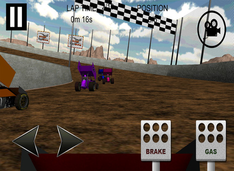 【免費遊戲App】Sprint Car Dirt Track Game-APP點子