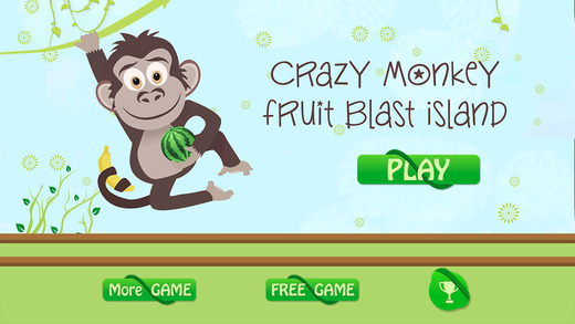 Crazy Monkey Fruit Blast Island - best bubble matching game