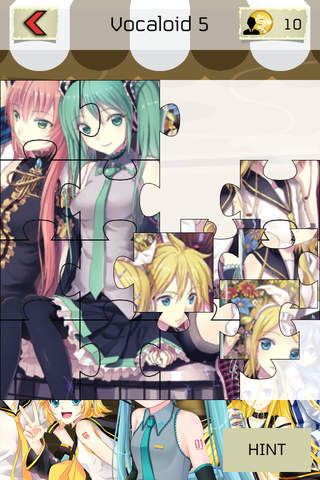 Jigsaw Manga & Anime Hd  - “ Japanese Puzzle Music Hatsune Vocaloid Games Photo “ screenshot 2