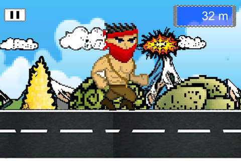 Running Pixel Man - Be Faster or Be Dead screenshot 3