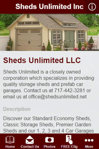 Sheds Unlimited Inc screenshot 2