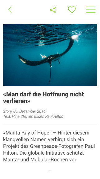 免費下載新聞APP|Magazin Greenpeace Schweiz app開箱文|APP開箱王
