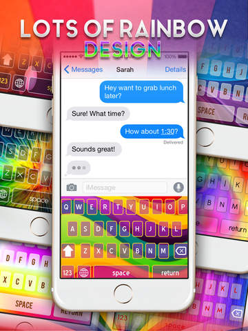 【免費工具App】KeyCCM –  Rainbow : Custom Cute Colour & Wallpaper Keyboard Designs Themes Style Photo Skins-APP點子