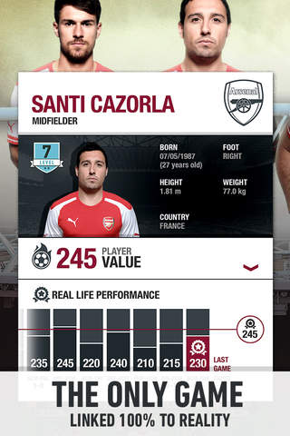 Arsenal Fantasy Manager 2015 - Lead your favorite football club screenshot 2