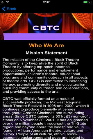 Cincinnati Black Theatre Co screenshot 2