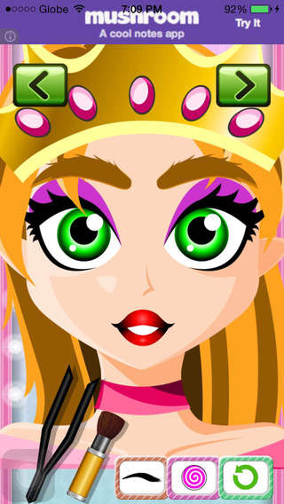 【免費遊戲App】Ace Princess Eyebrow Plucking Salon - Beauty Spa Games for Girls Free-APP點子