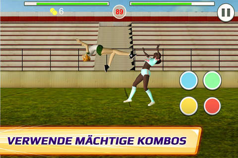 School Cheerleader Fight 3D Deluxe screenshot 2