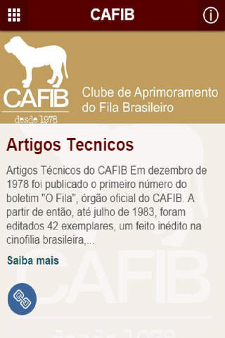 FILA BRASILEIRO CAFIB screenshot 2