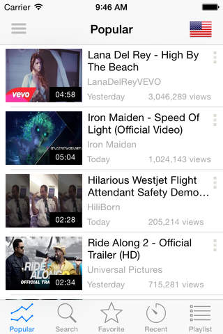 Video Tuber Online for Youtube - Play Music and Live Movie Stream Trailer for Youtube screenshot 3