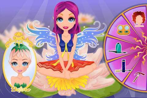 Water Lily Fairy Makeover - Makeup Diary&Fantasy Changes screenshot 3