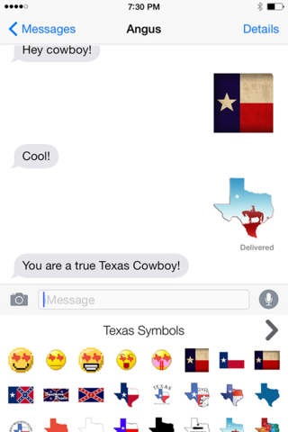Texas Emoji screenshot 2