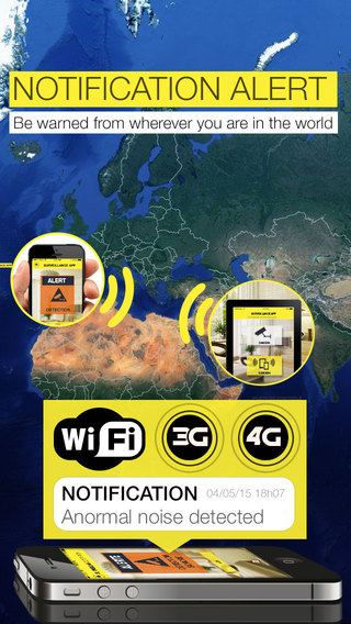 Surveillance App Pro : Turn your device into a video surveillance system 3G 4G WiFi