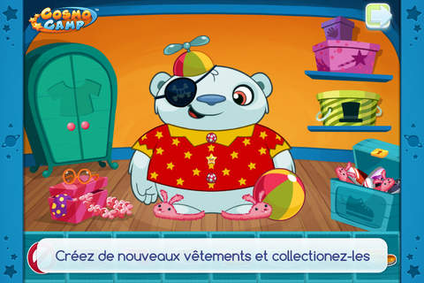 CosmoCamp: Migo and Pandy's Dress Up Game for preschoolers screenshot 3
