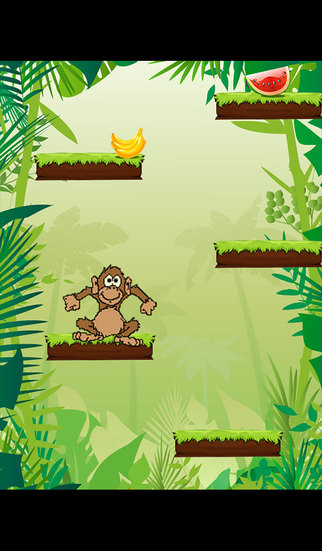 【免費遊戲App】Monkey Banana Jump-APP點子