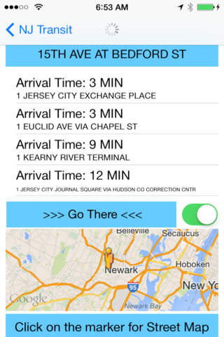 NJ Transit Instant Bus Pro  - Public Transportation Directions and Trip Planner screenshot 3