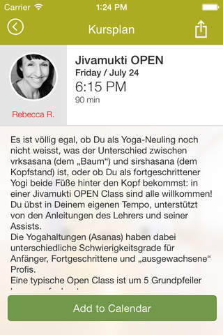 Peace Yoga Berlin screenshot 4