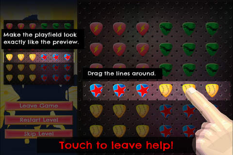 Rockstar Pick - PRO - Slide  Rows And Match Guitar Picks Touch Puzzle Game screenshot 4