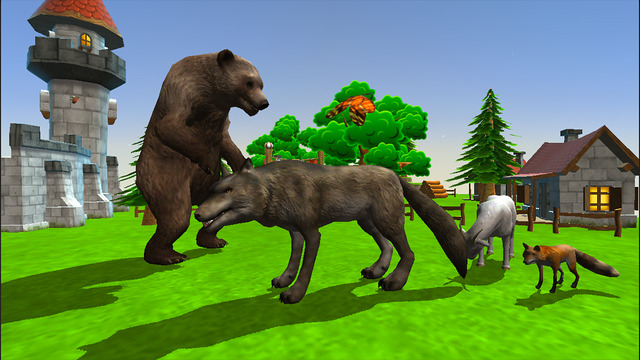 Play With Children Free -- 3D Zoo Design for children and parents