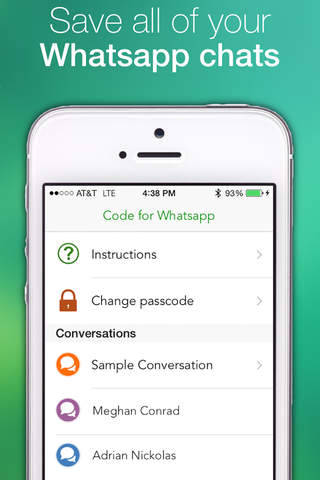 Code for WhatsApp with Touch ID screenshot 3